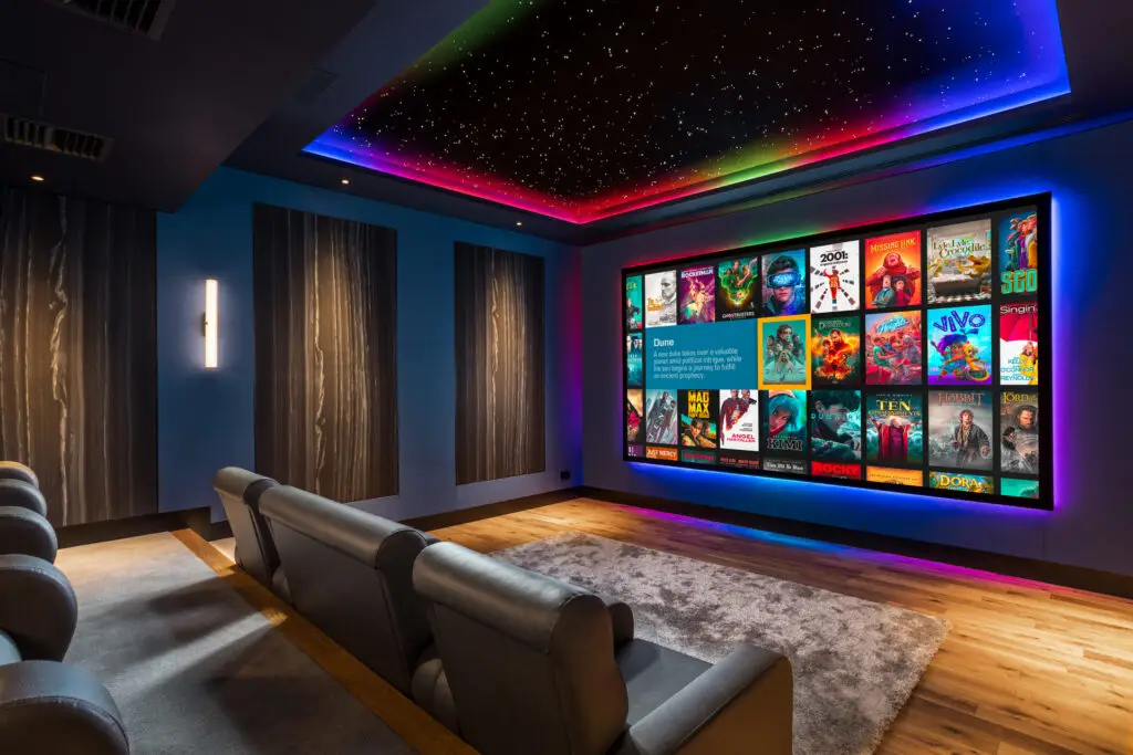 Kaleidescape installer integrating movie server into luxury home cinema