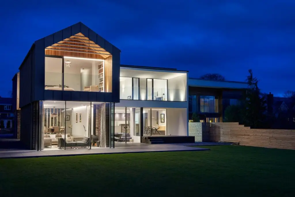 Home sports simulator room in a luxury residential property